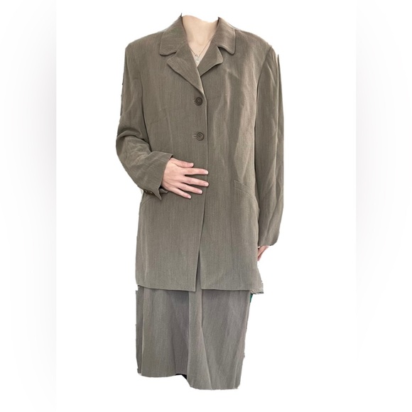 Vintage Karl Lagerfeld Blazer Skirt Business Outfit Set